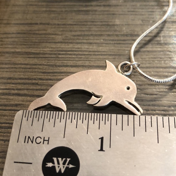 Sterling Silver Dolphin Charm & Earring Charms - Picture 8 of 16